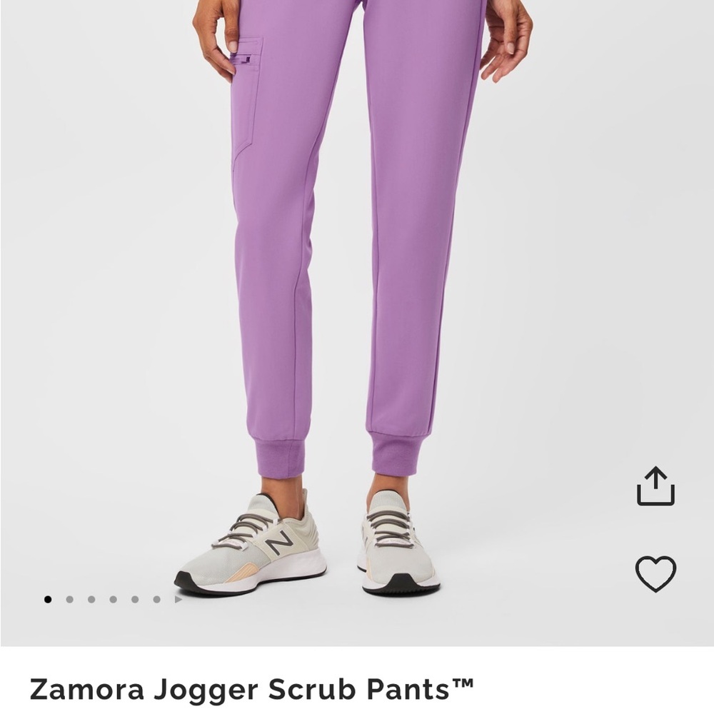 Figs lilac dawn Zamora scrub pants